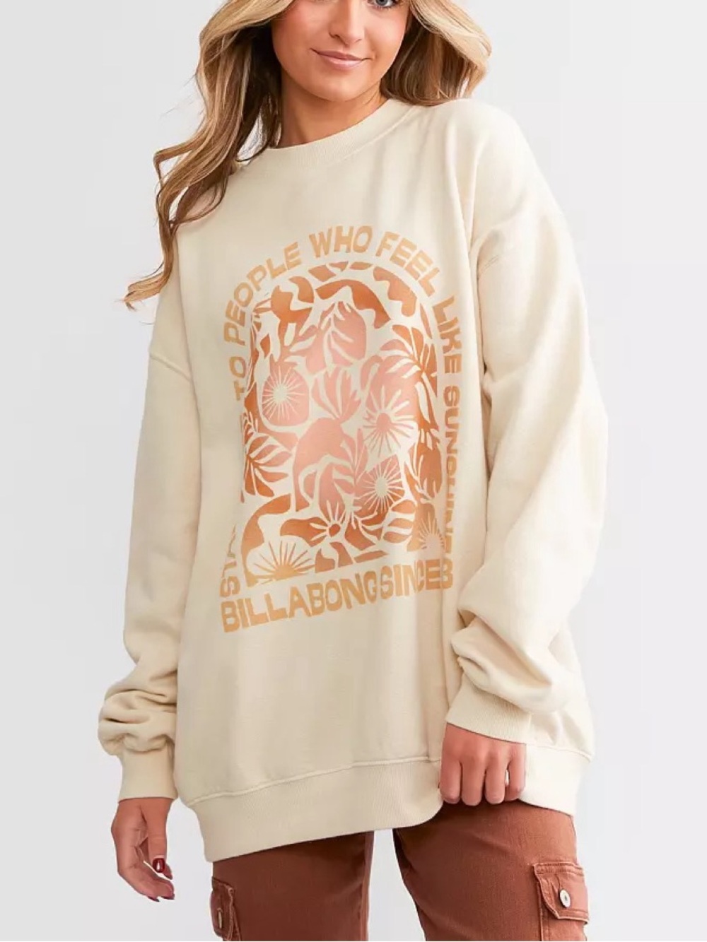 Billabong Ride In Oversized Pullover, size Small